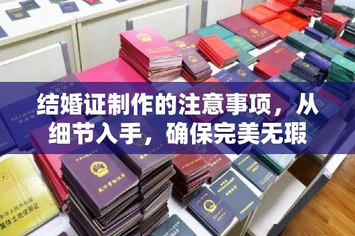 乐都结婚证制作的注意事项，从细节入手，确保完美无瑕