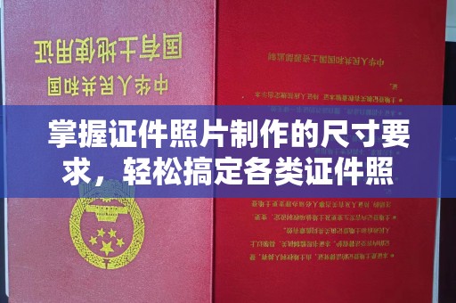 乐都掌握证件照片制作的尺寸要求，轻松搞定各类证件照