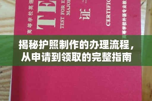 乐都揭秘护照制作的办理流程，从申请到领取的完整指南