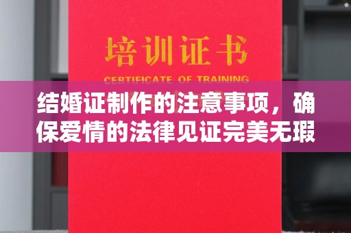 乐都结婚证制作的注意事项，确保爱情的法律见证完美无瑕