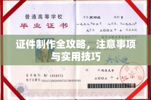 乐都证件制作全攻略，注意事项与实用技巧